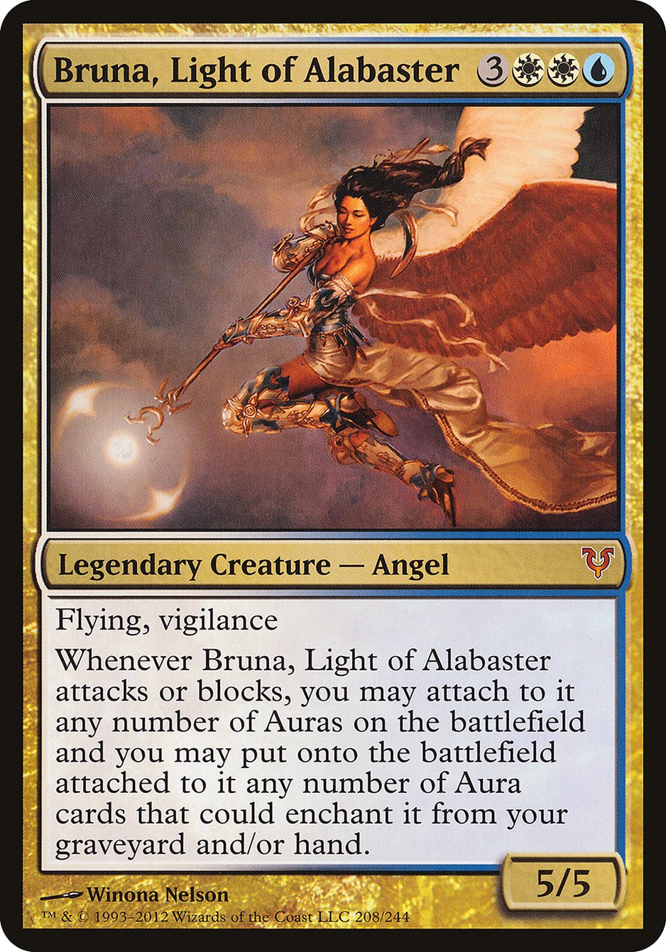 Bruna, Light of Alabaster (Oversized) [Open the Helvault] | Gate City Games LLC