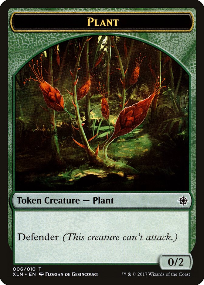 Plant Token [Ixalan Tokens] | Gate City Games LLC