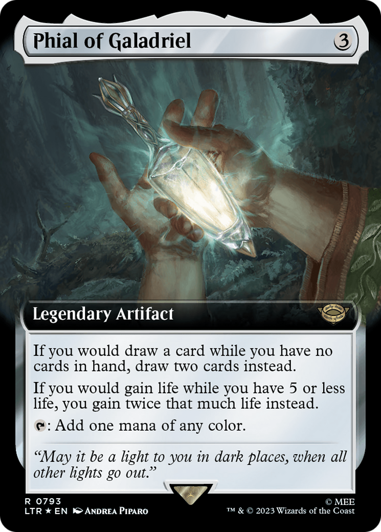 Phial of Galadriel (Extended Art) (Surge Foil) [The Lord of the Rings: Tales of Middle-Earth] | Gate City Games LLC