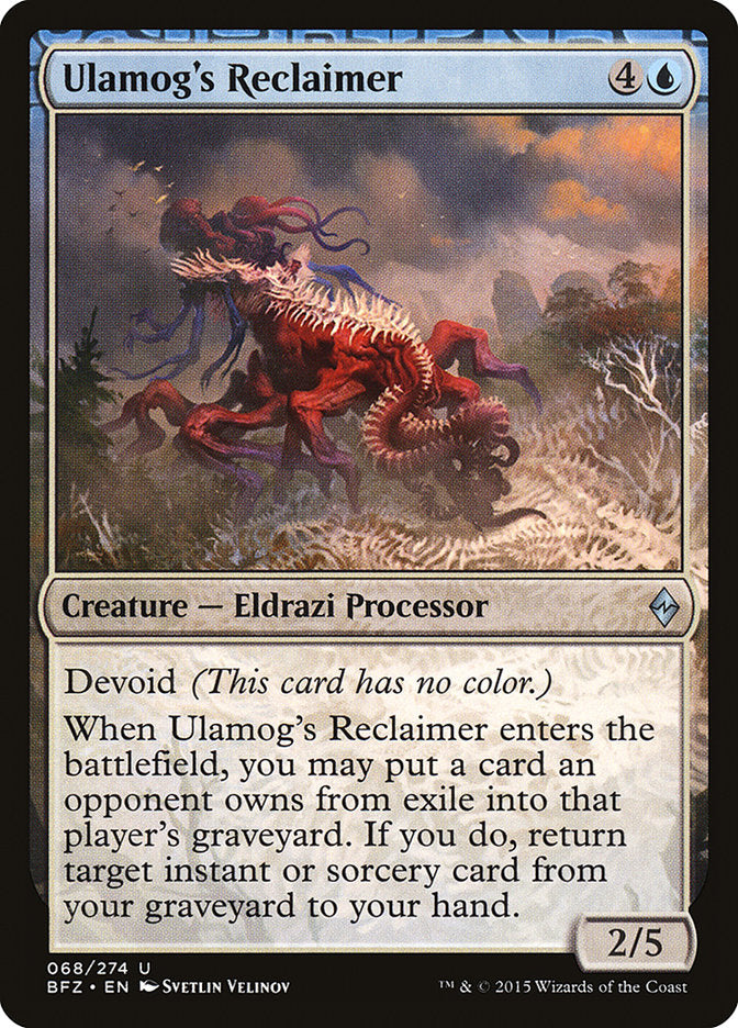 Ulamog's Reclaimer [Battle for Zendikar] | Gate City Games LLC