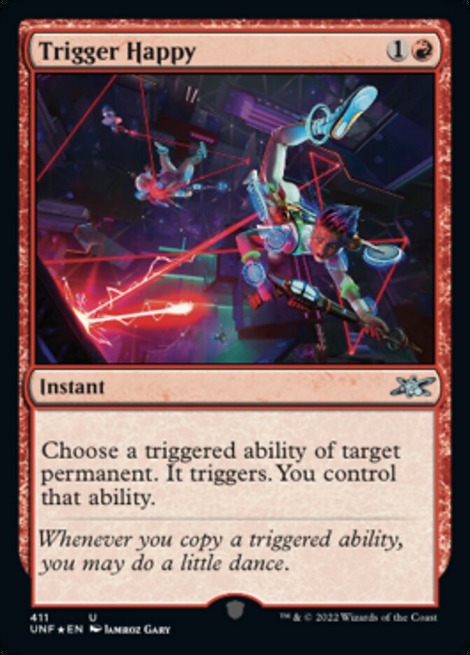 Trigger Happy (Galaxy Foil) [Unfinity] | Gate City Games LLC