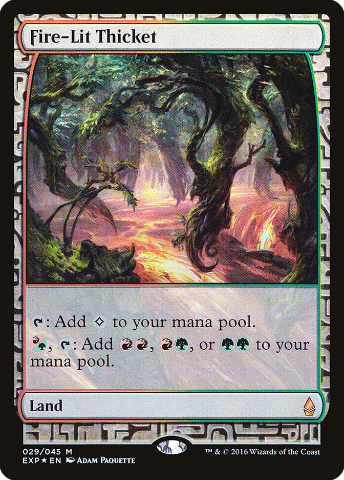 Fire-Lit Thicket [Zendikar Expeditions] | Gate City Games LLC