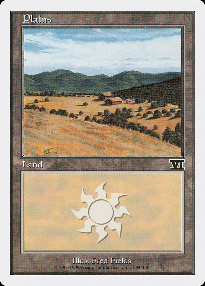 Plains (334) [Classic Sixth Edition] | Gate City Games LLC