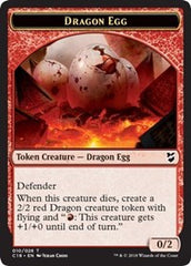 Dragon Egg // Dragon Double-Sided Token [Commander 2018 Tokens] | Gate City Games LLC