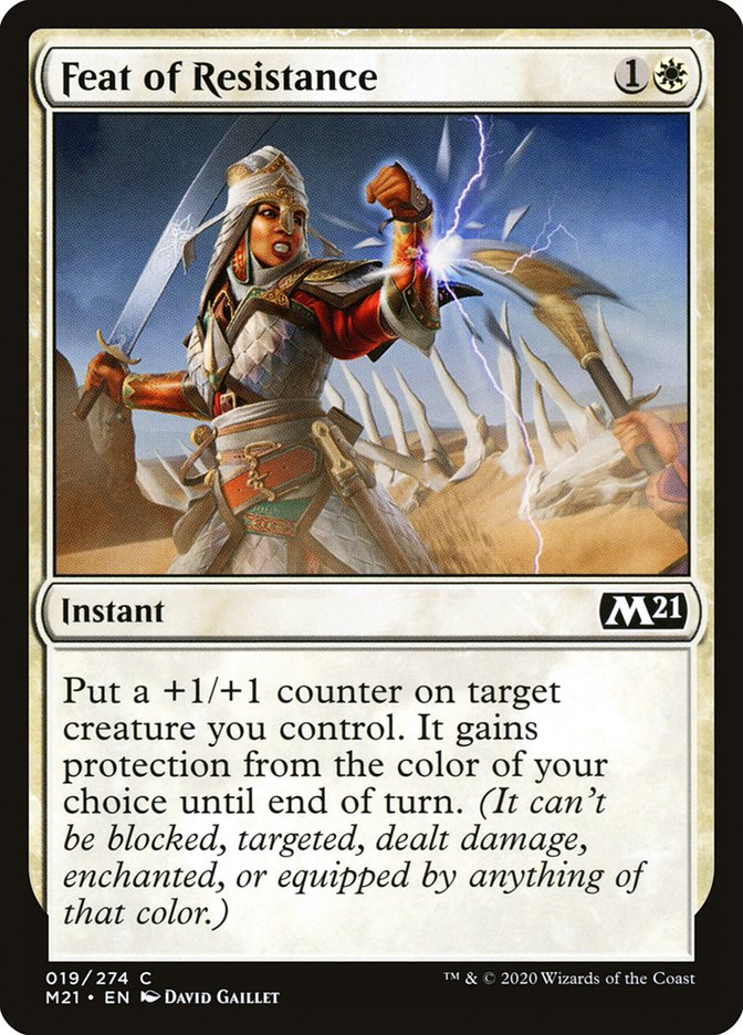 Feat of Resistance [Core Set 2021] | Gate City Games LLC