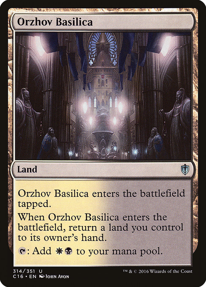 Orzhov Basilica [Commander 2016] | Gate City Games LLC