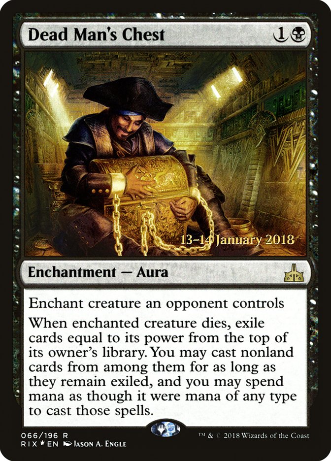 Dead Man's Chest [Rivals of Ixalan Prerelease Promos] | Gate City Games LLC