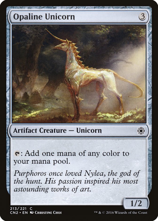 Opaline Unicorn [Conspiracy: Take the Crown] | Gate City Games LLC