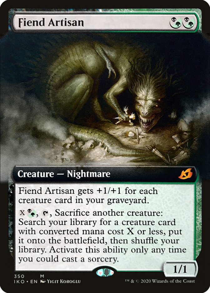 Fiend Artisan (Extended Art) [Ikoria: Lair of Behemoths] | Gate City Games LLC