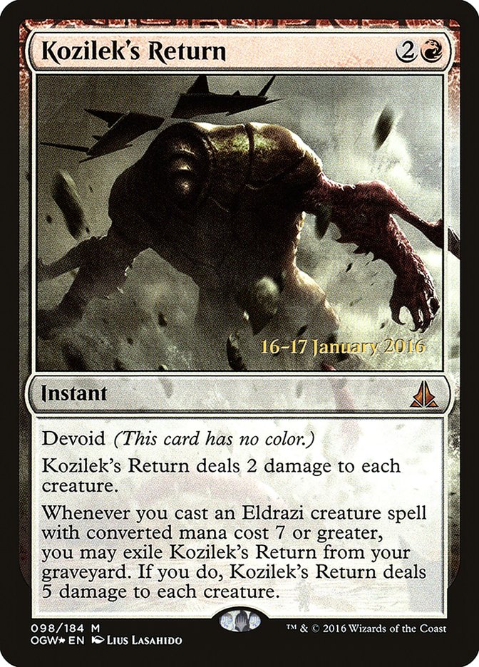 Kozilek's Return [Oath of the Gatewatch Prerelease Promos] | Gate City Games LLC