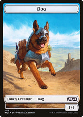 Cat (011) // Dog Double-Sided Token [Core Set 2021 Tokens] | Gate City Games LLC