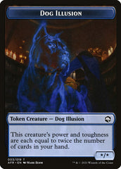 Zombie // Dog Illusion Double-Sided Token [Dungeons & Dragons: Adventures in the Forgotten Realms Tokens] | Gate City Games LLC
