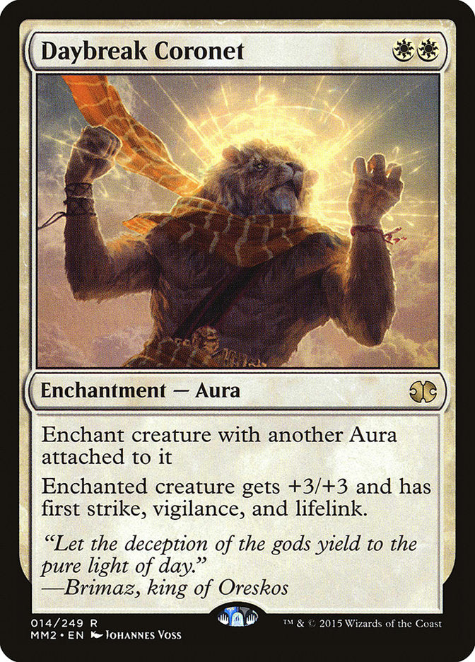 Daybreak Coronet [Modern Masters 2015] | Gate City Games LLC