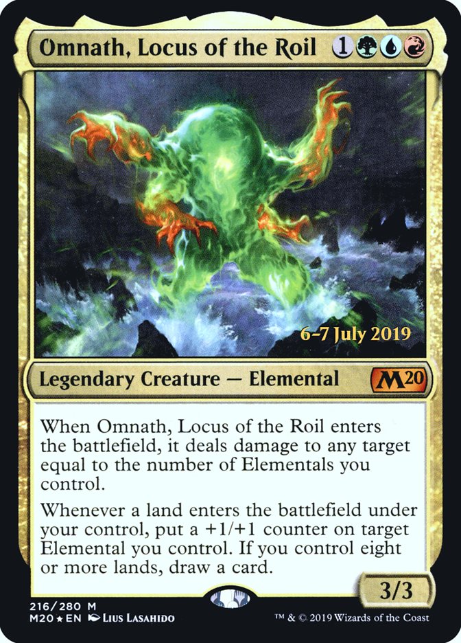 Omnath, Locus of the Roil [Core Set 2020 Prerelease Promos] | Gate City Games LLC