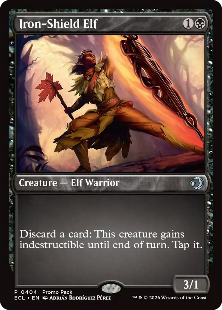 Iron-Shield Elf [Lorwyn Eclipsed Promos] | Gate City Games LLC