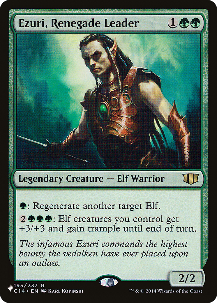 Ezuri, Renegade Leader [The List] | Gate City Games LLC
