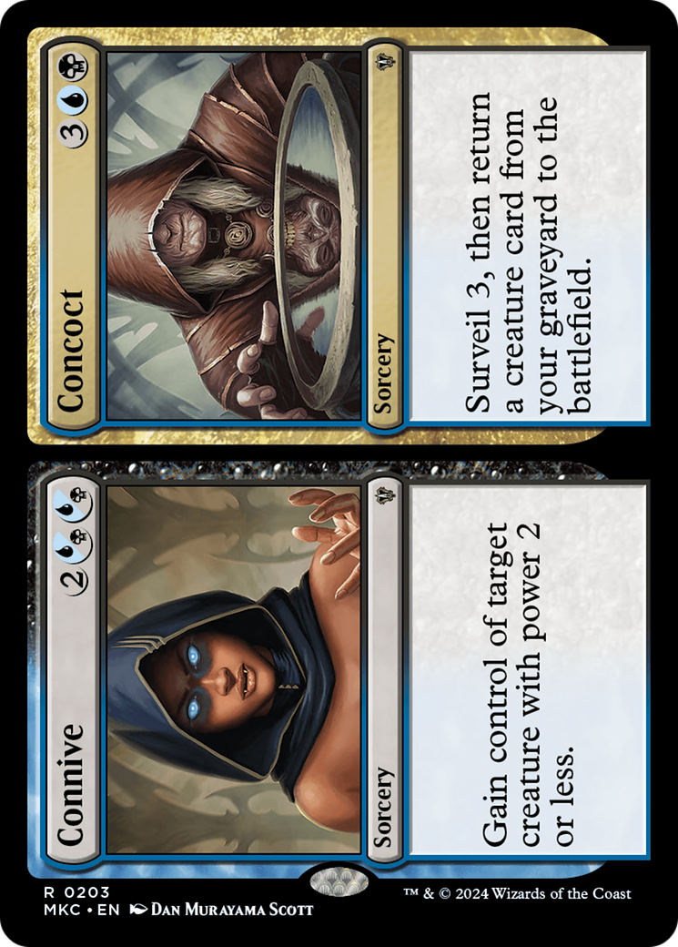 Connive // Concoct [Murders at Karlov Manor Commander] | Gate City Games LLC