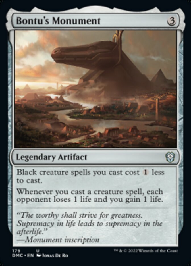 Bontu's Monument [Dominaria United Commander] | Gate City Games LLC