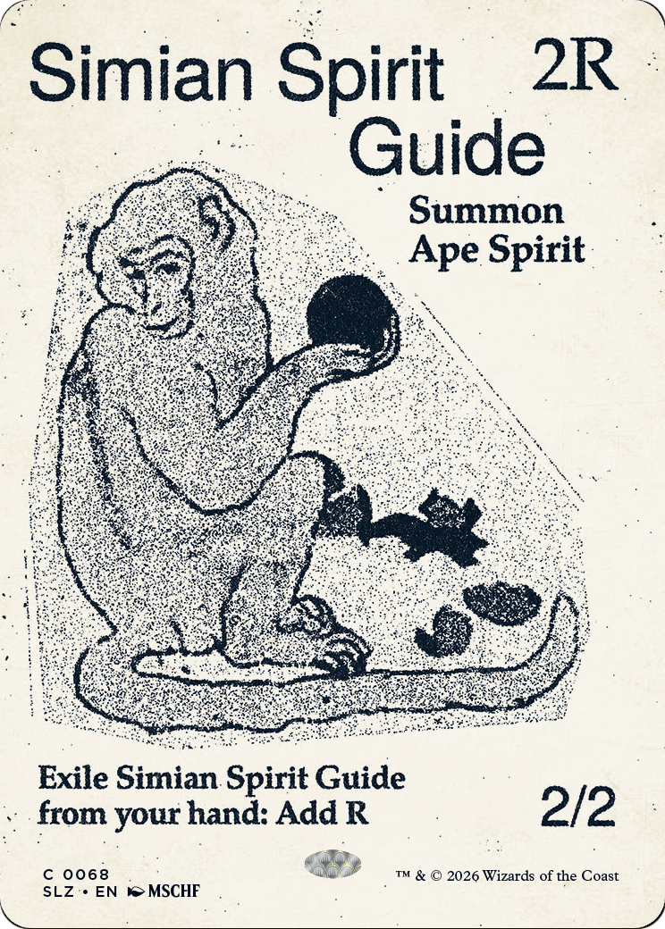 Simian Spirit Guide (0068) [Secret Lair x MSCHF: The Zeta Set] | Gate City Games LLC