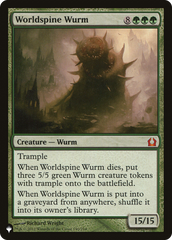 Worldspine Wurm [The List] | Gate City Games LLC