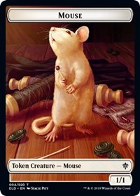 Mouse // Food (16) Double-Sided Token [Throne of Eldraine Tokens] | Gate City Games LLC