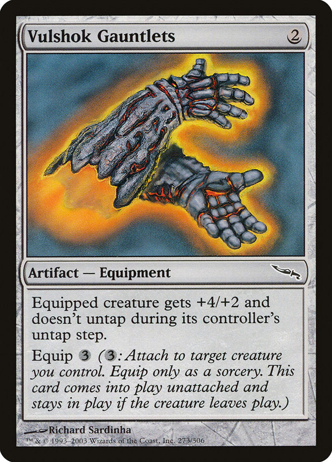 Vulshok Gauntlets [Mirrodin] | Gate City Games LLC
