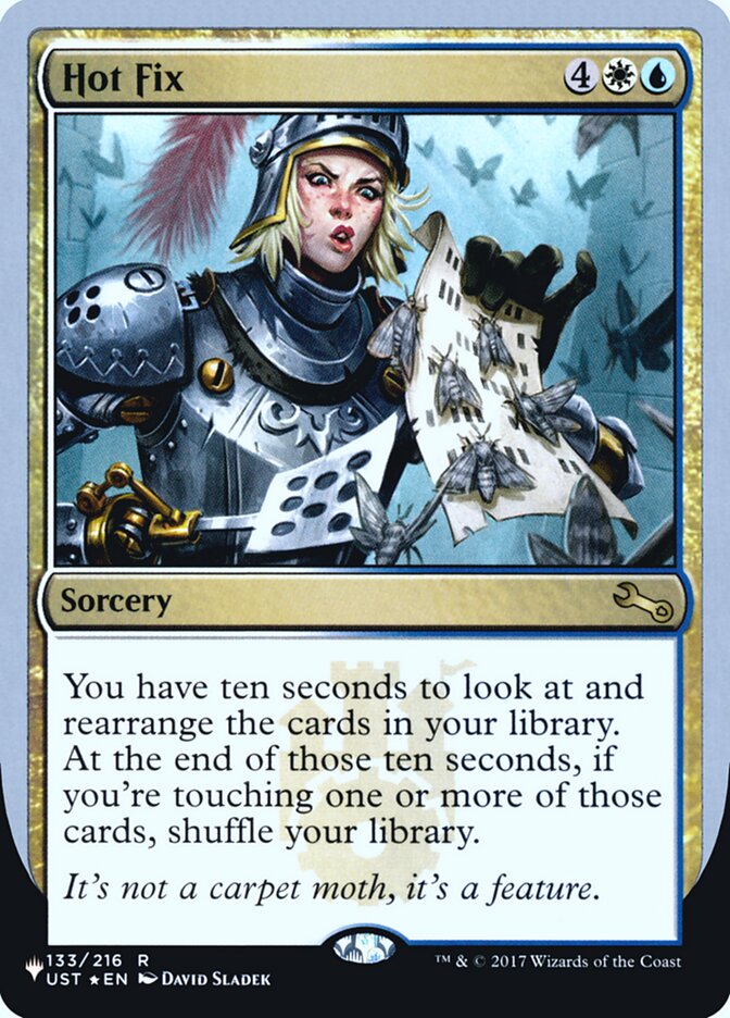 Hot Fix (Unfinity Foil Edition) [The List] | Gate City Games LLC
