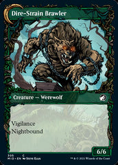 Tireless Hauler // Dire-Strain Brawler (Showcase Equinox) [Innistrad: Midnight Hunt] | Gate City Games LLC