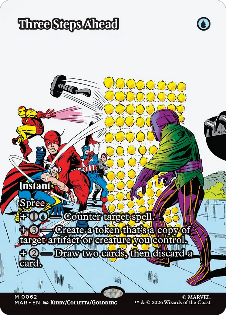 Three Steps Ahead (Borderless) [Marvel Universe: Eternal-Legal] | Gate City Games LLC