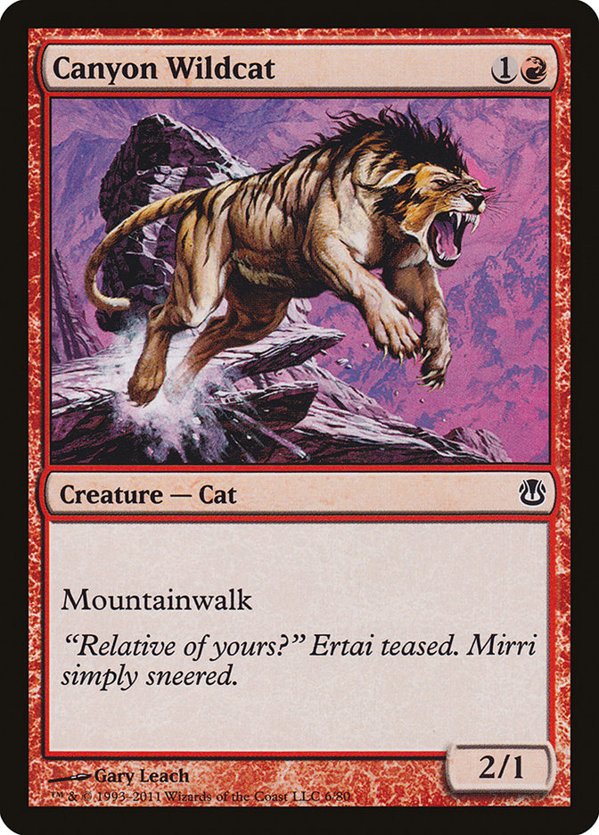 Canyon Wildcat [Duel Decks: Ajani vs. Nicol Bolas] | Gate City Games LLC