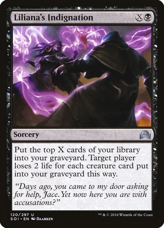 Liliana's Indignation [Shadows over Innistrad] | Gate City Games LLC
