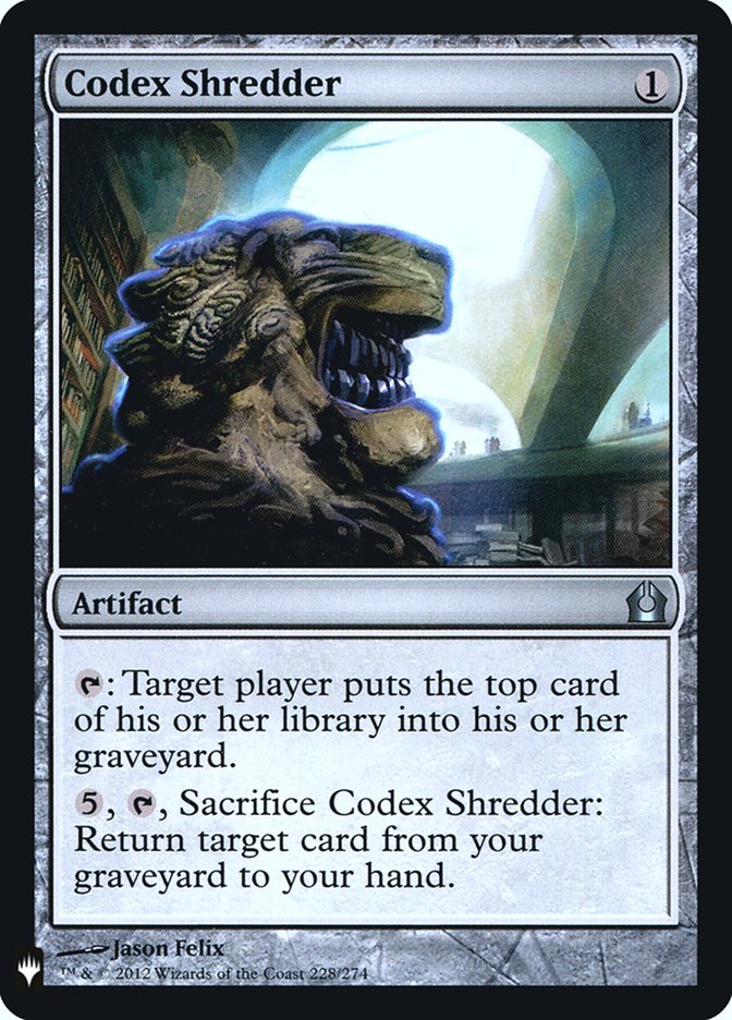 Codex Shredder [Mystery Booster] | Gate City Games LLC