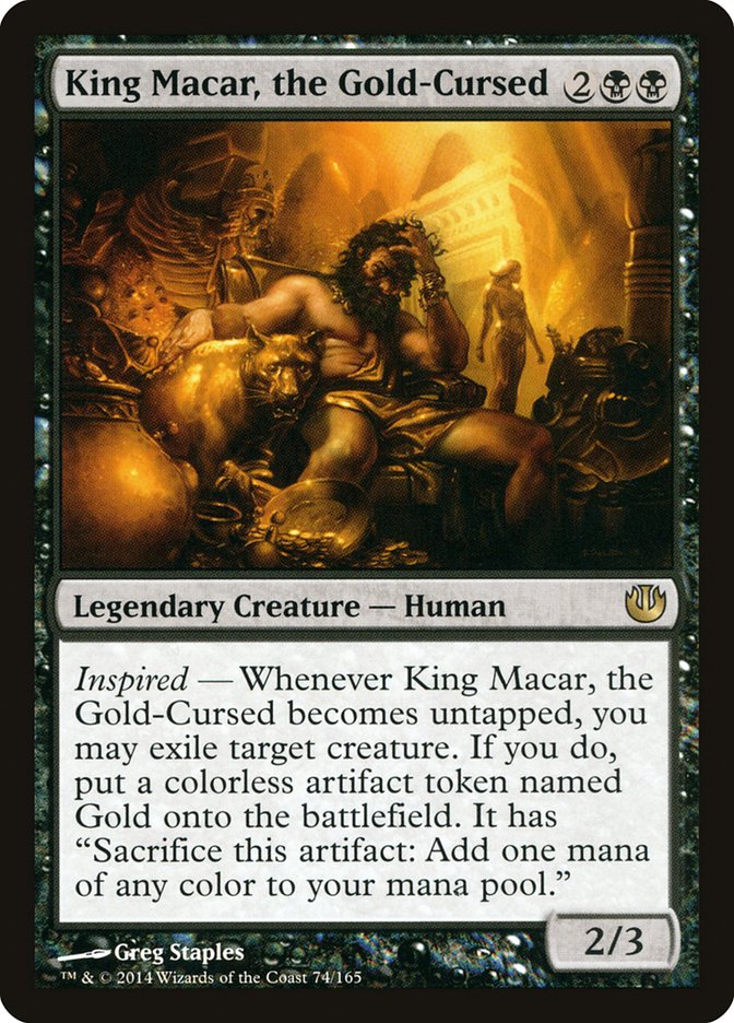 King Macar, the Gold-Cursed [Journey into Nyx] | Gate City Games LLC
