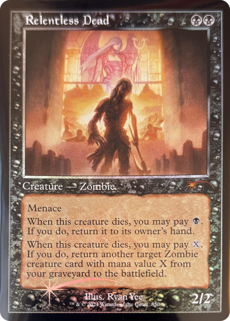 Relentless Dead (Retro Frame) [Secret Lair Drop Series] | Gate City Games LLC