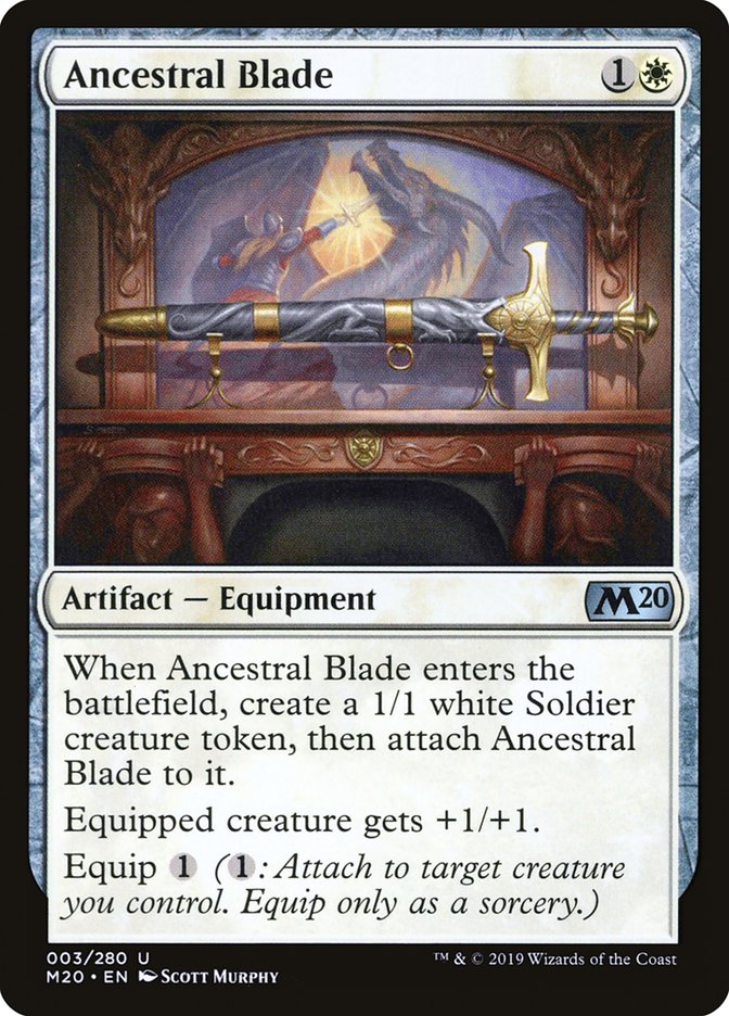 Ancestral Blade [Core Set 2020] | Gate City Games LLC