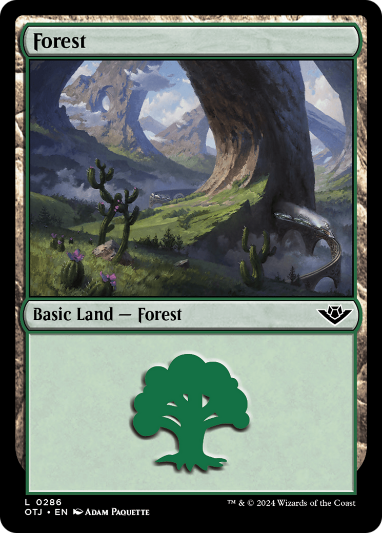 Forest (0286) [Outlaws of Thunder Junction] | Gate City Games LLC