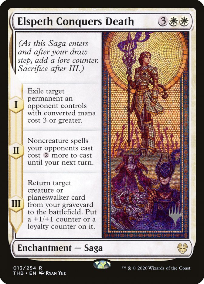 Elspeth Conquers Death (Promo Pack) [Theros Beyond Death Promos] | Gate City Games LLC