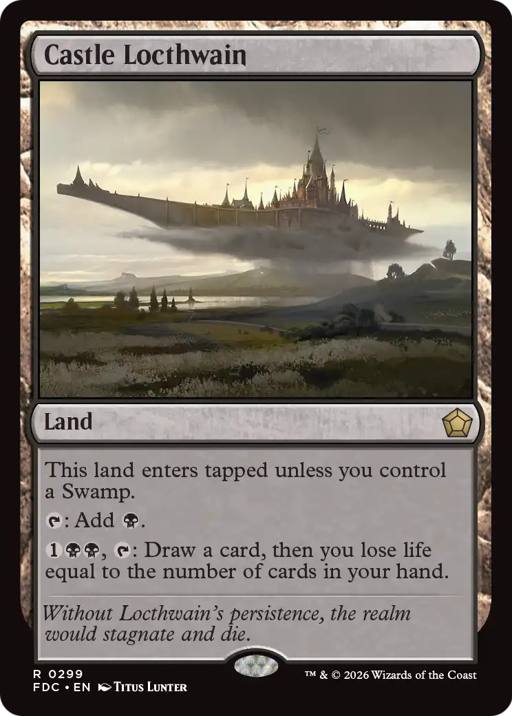 Castle Locthwain [Foundations Commander] | Gate City Games LLC