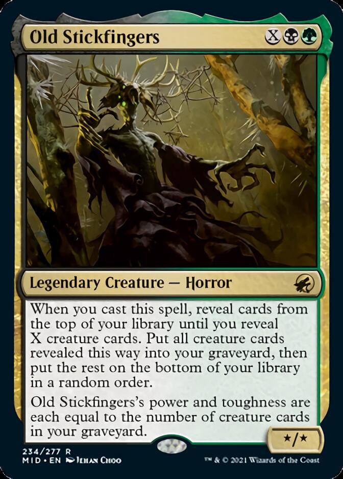Old Stickfingers [Innistrad: Midnight Hunt] | Gate City Games LLC