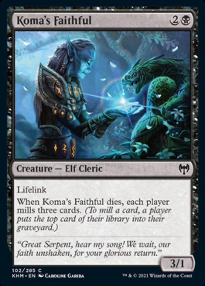 Koma's Faithful [Kaldheim] | Gate City Games LLC