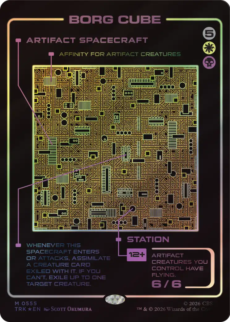 Borg Cube (Showcase) [Star Trek] | Gate City Games LLC