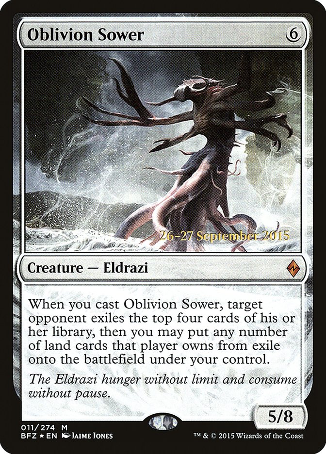 Oblivion Sower [Battle for Zendikar Prerelease Promos] | Gate City Games LLC