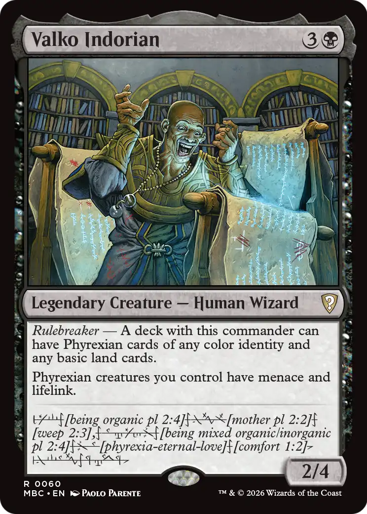 Valko Indorian [Mystery Booster: Commander Edition] | Gate City Games LLC