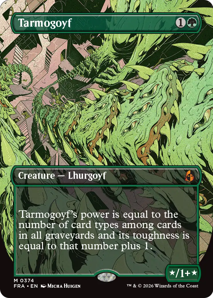 Tarmogoyf (Borderless) [Reality Fracture] | Gate City Games LLC