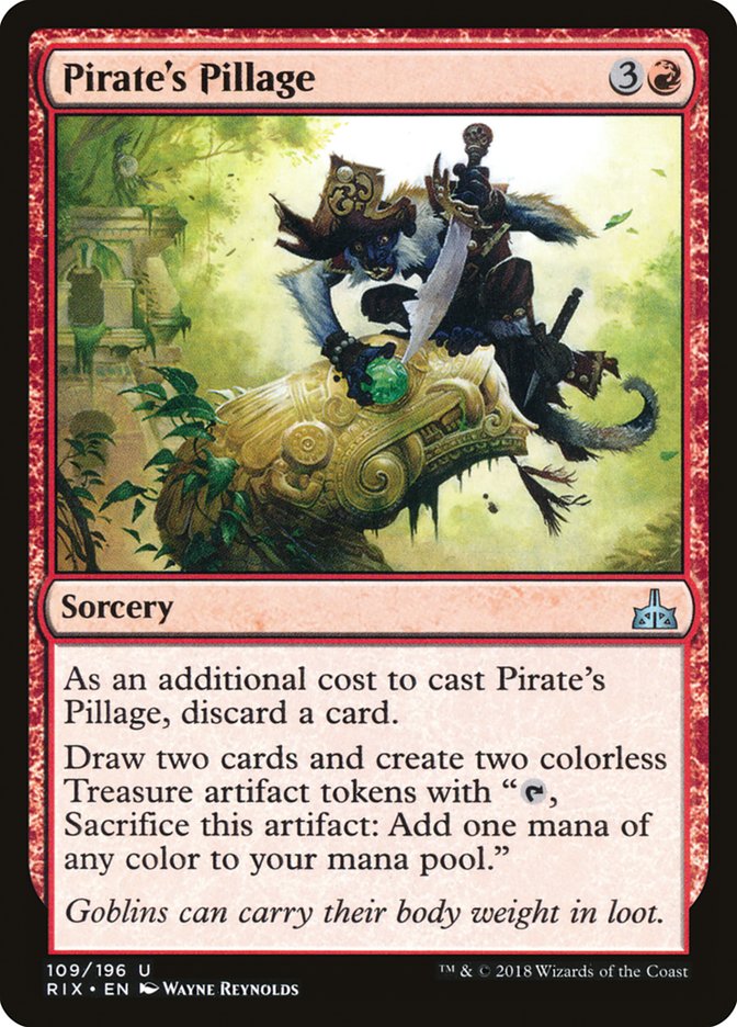 Pirate's Pillage [Rivals of Ixalan] | Gate City Games LLC