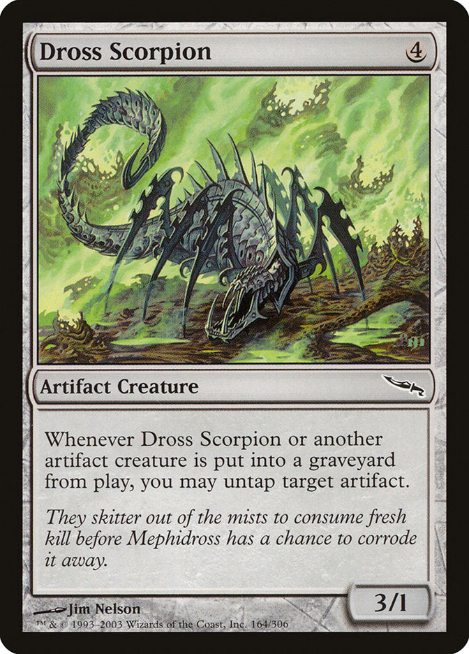 Dross Scorpion [Mirrodin] | Gate City Games LLC