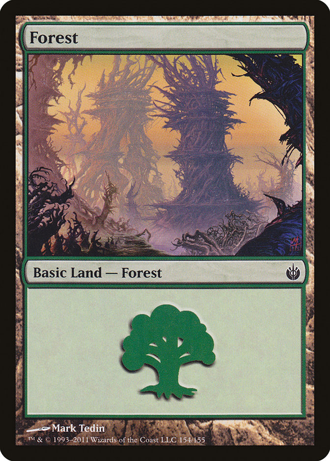 Forest (154) [Mirrodin Besieged] | Gate City Games LLC