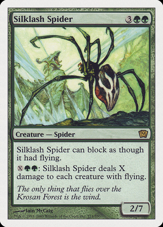 Silklash Spider [Ninth Edition] | Gate City Games LLC