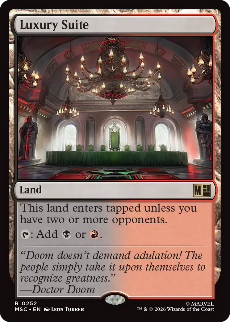 Luxury Suite (Surge Foil) [Marvel Super Heroes Commander] | Gate City Games LLC