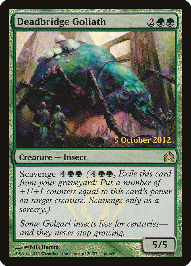 Deadbridge Goliath [Return to Ravnica Prerelease Promos] | Gate City Games LLC